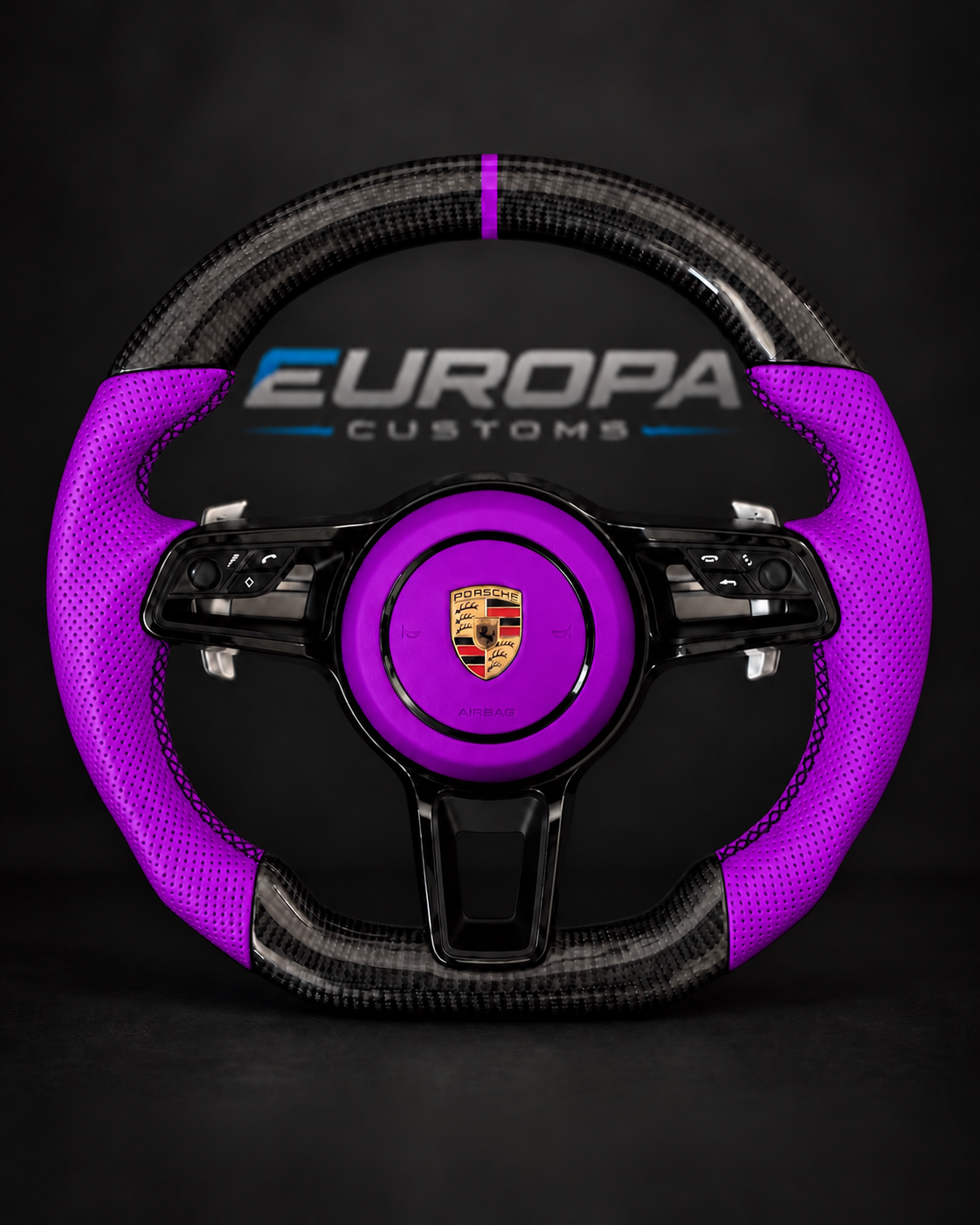 Carbon Fiber Steering Wheel for Porsche