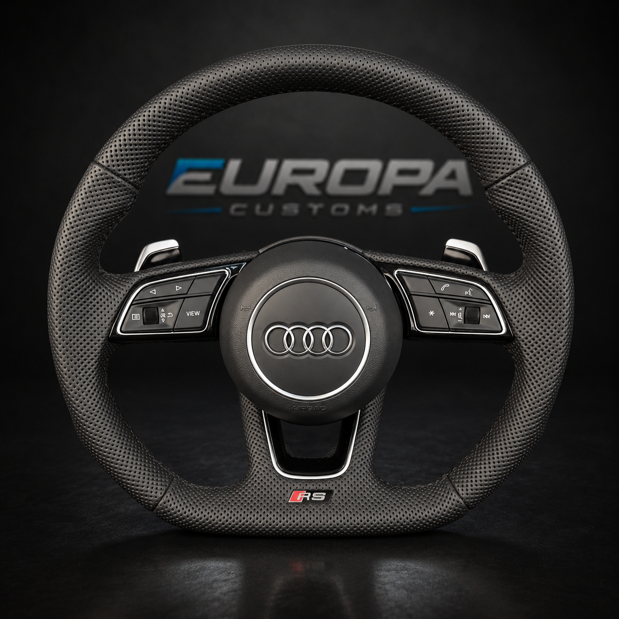 Audi Leather Steering Wheel for A4 A5 Q5 S4 S5 SQ5 RS4 RS5