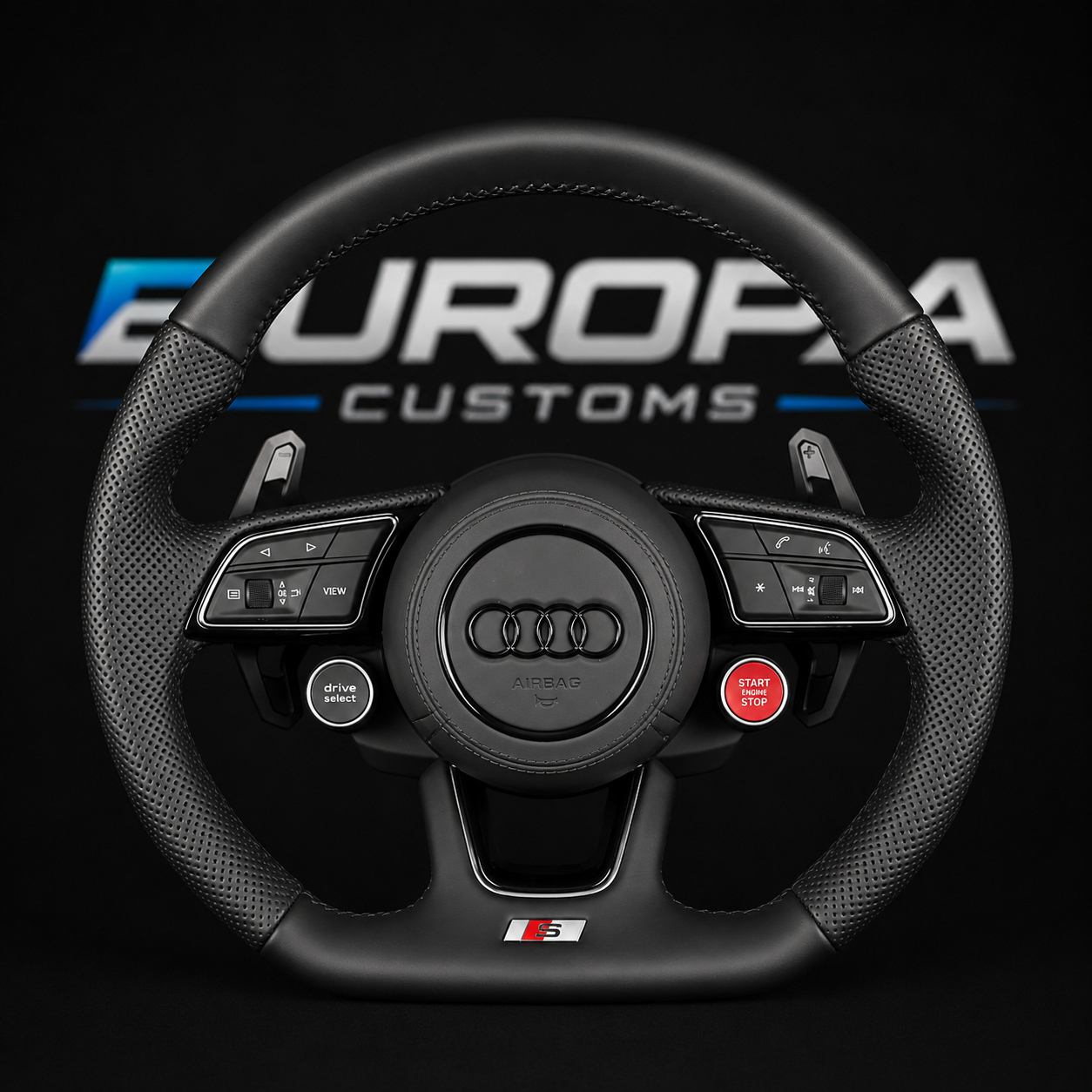 Audi Leather Sport Steering Wheel for A4 A5 Q5 S4 S5 SQ5 RS4 RS5
