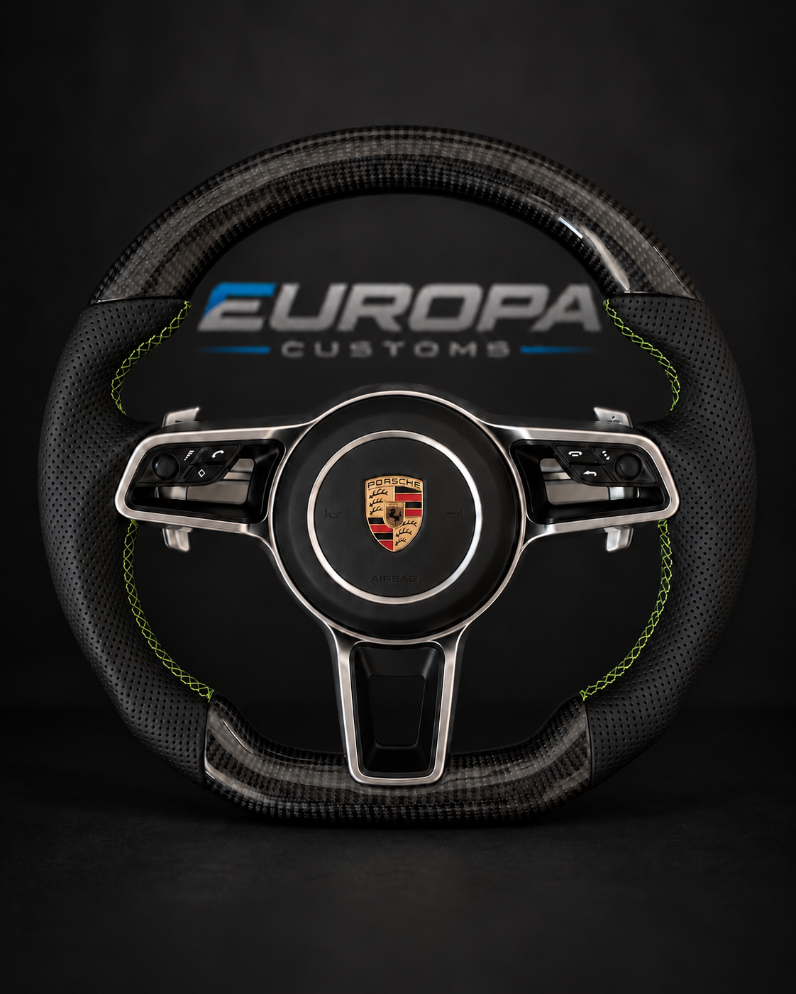 Carbon Fiber Steering Wheel for Porsche