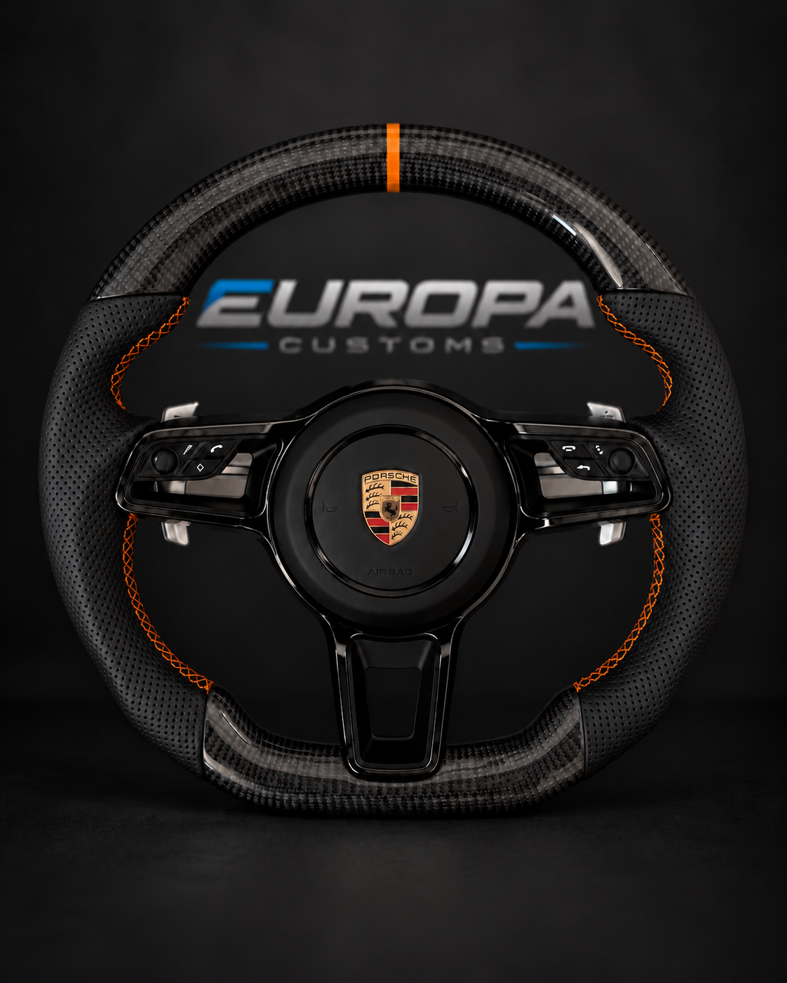 Carbon Fiber Steering Wheel for Porsche