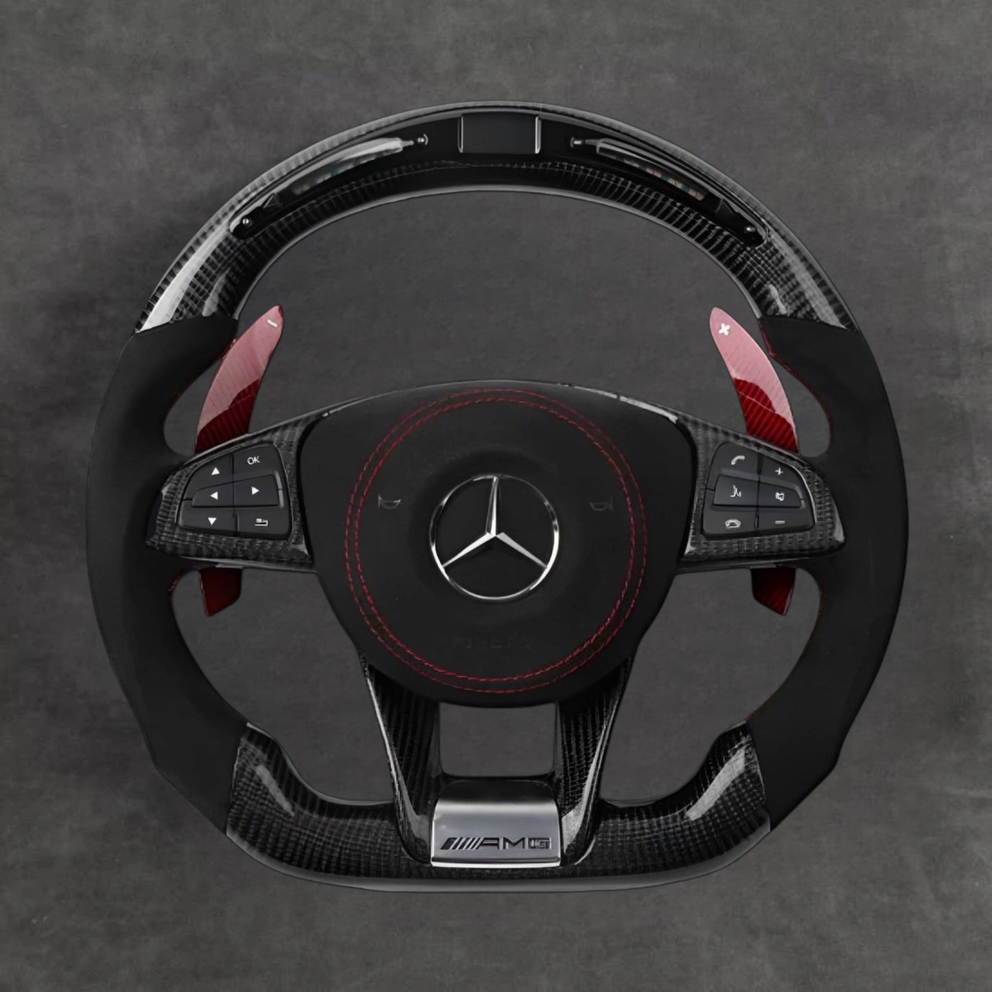 carbon fiber steering wheel by Europa Customs