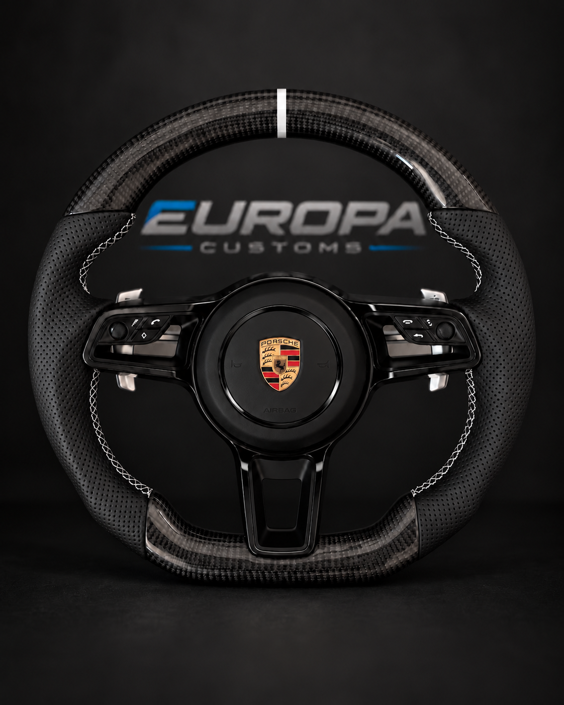 Carbon Fiber Steering Wheel for Porsche
