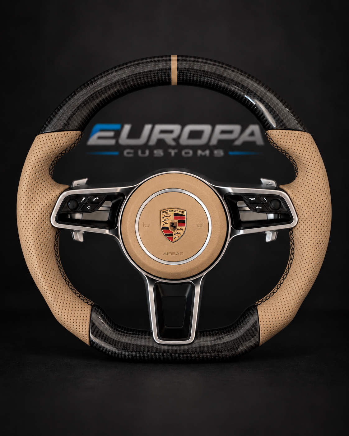 Carbon Fiber Steering Wheel for Porsche