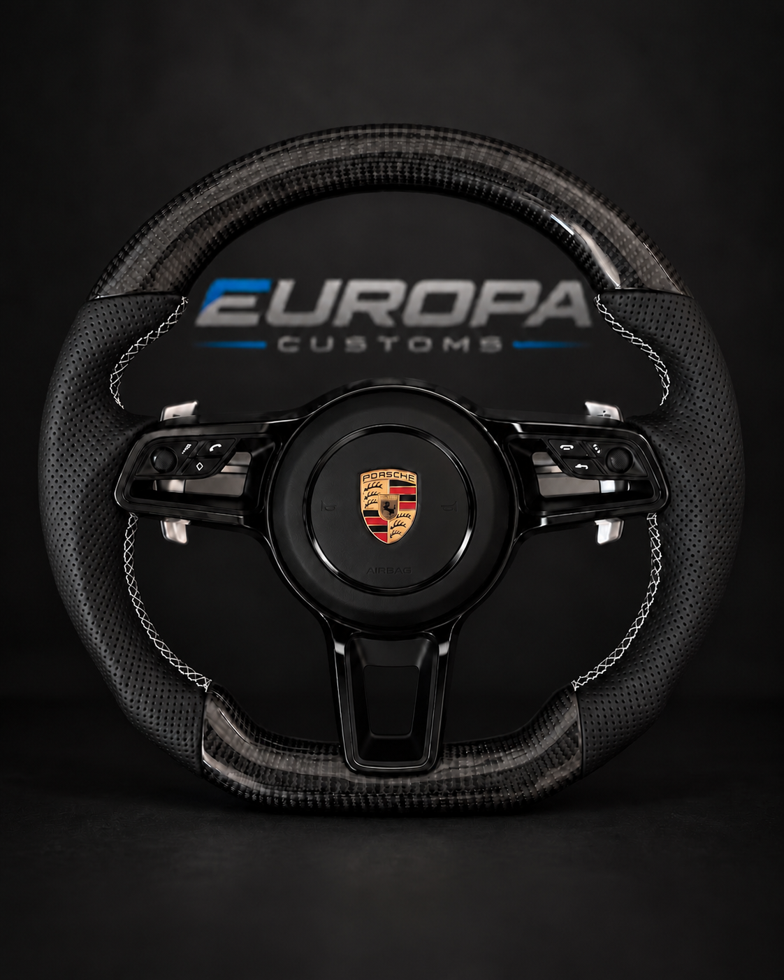 Carbon Fiber Steering Wheel for Porsche
