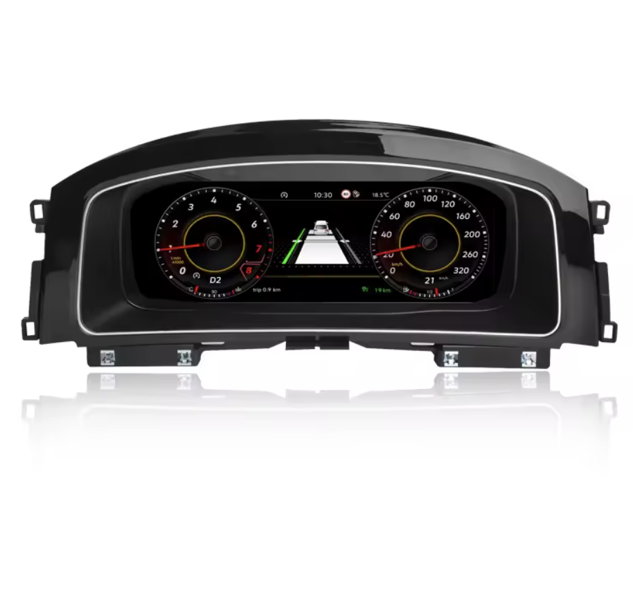 VW digital instrument cluster by Europa Customs