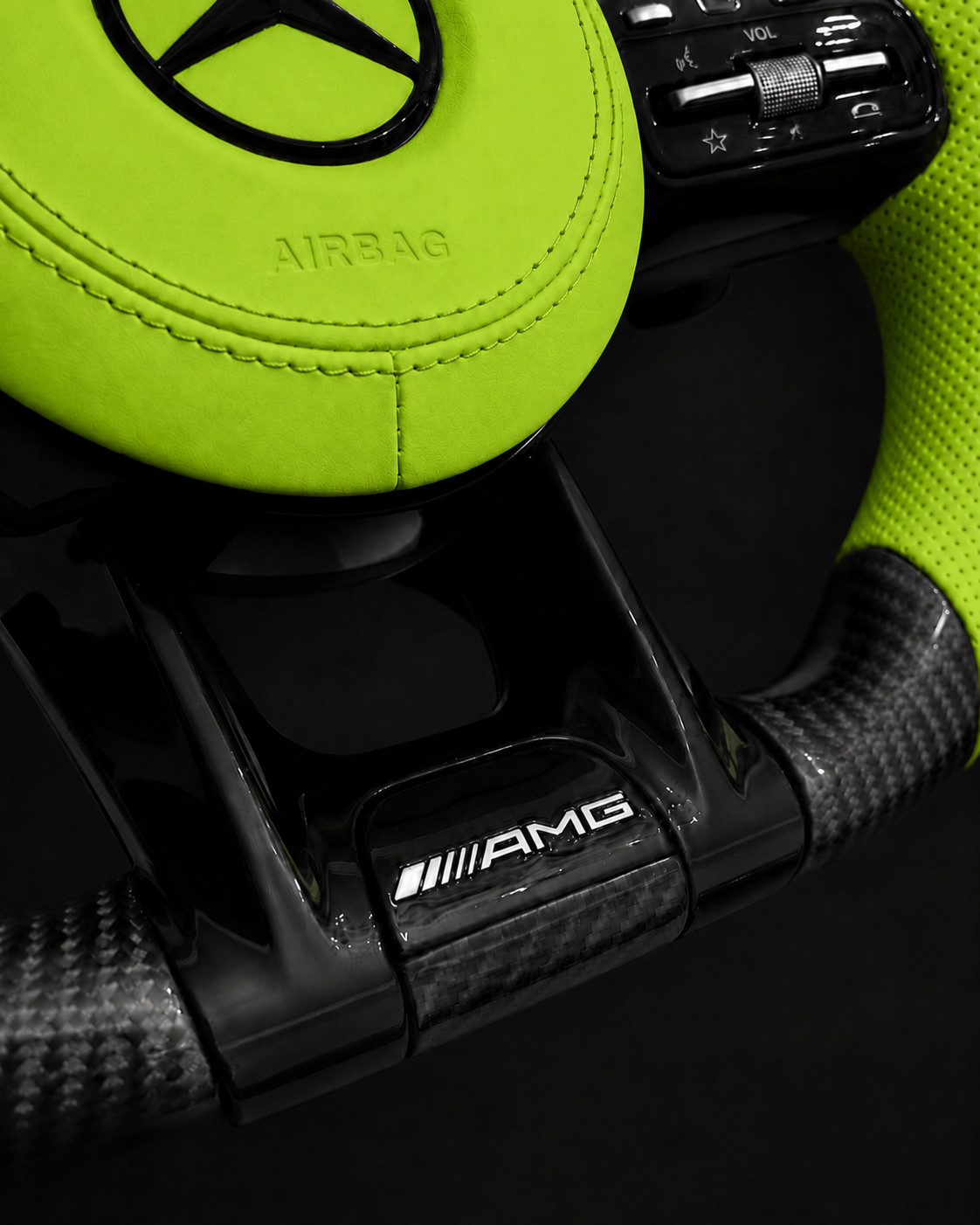 Carbon Fiber AMG Performance Steering Wheel EUROPA CUSTOMS