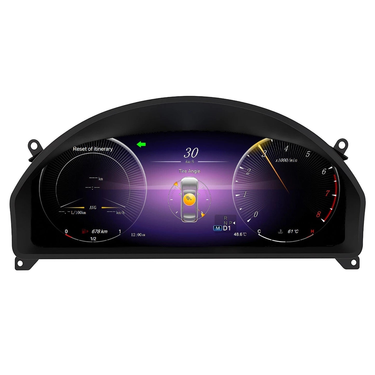Mercedes digital instrument cluster by Europa Customs