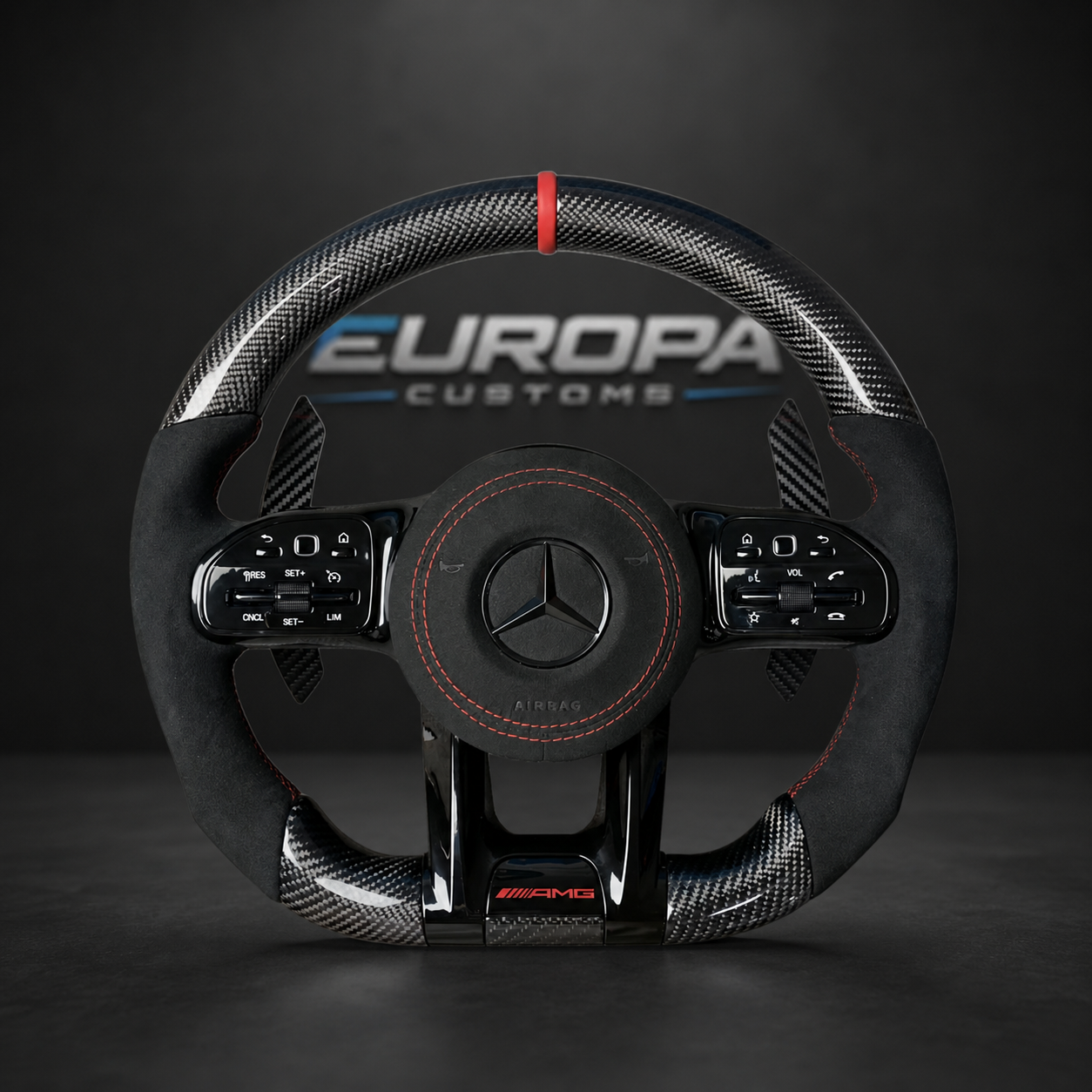 Carbon Fiber AMG Performance Steering Wheel EUROPA CUSTOMS