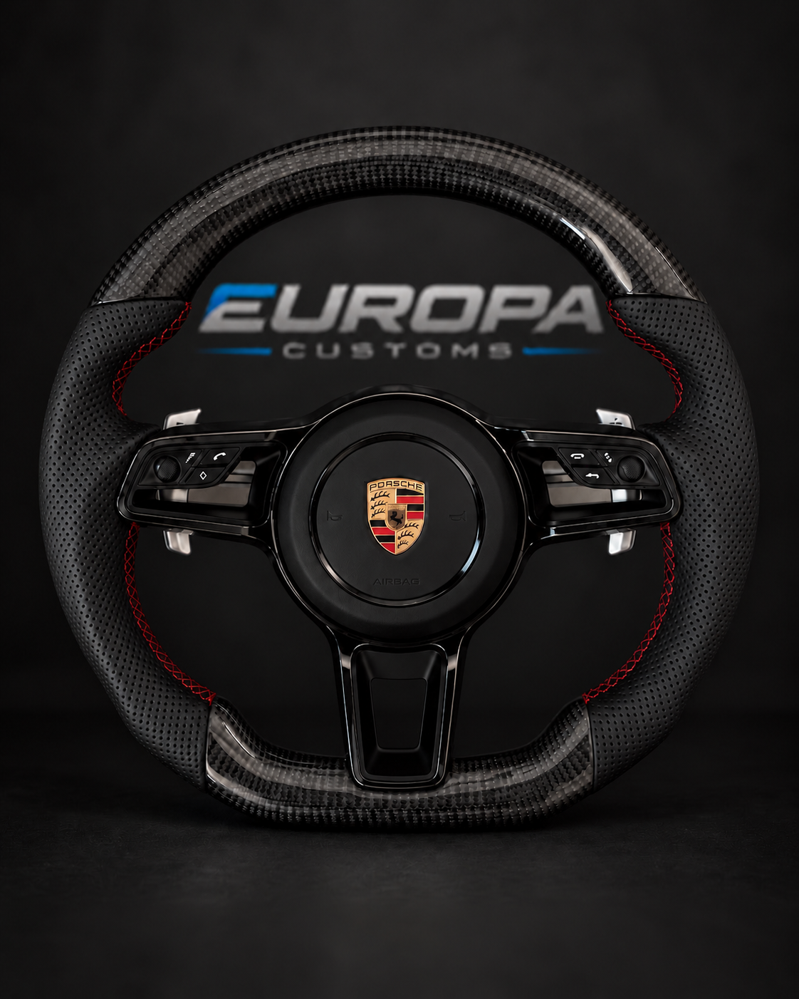 Carbon Fiber Steering Wheel for Porsche