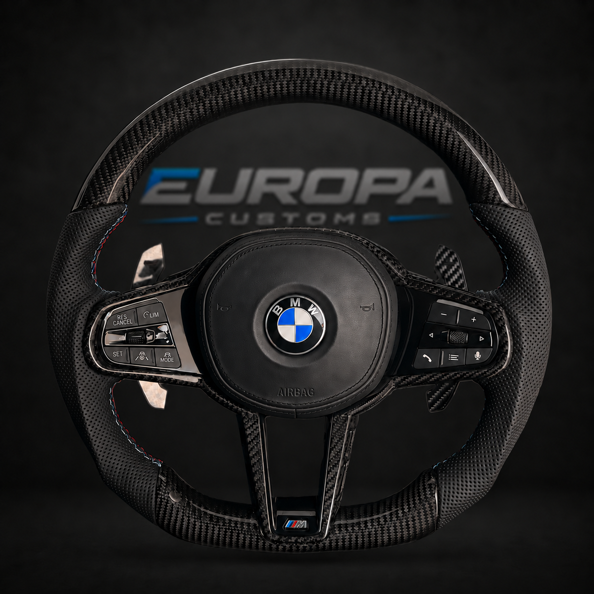 Carbon Fiber Steering Wheel G-Series F91/F92/ F93/F95/F96/F90 LCI/F87 LCI