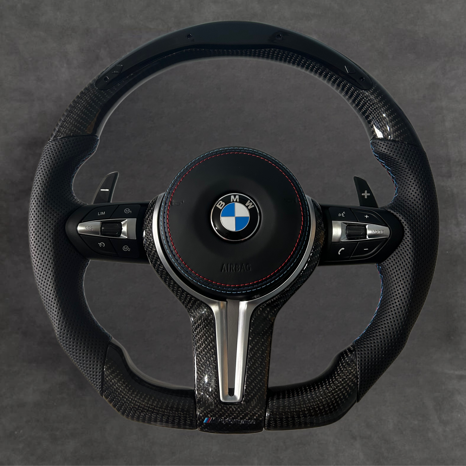 carbon fiber steering wheel by Europa Customs