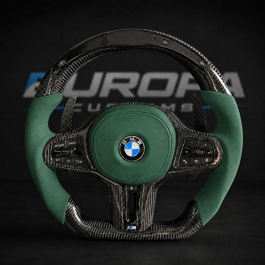 LED Carbon Fiber Steering Wheel M-Performance ULTIMATE CARBON Edition G-Series F91/ F92/ F93/F95/F96/F90 LCI/F87 LCI EUROPA CUSTOMS