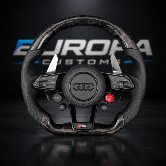 Audi R8 Carbon Fiber Alcantara Steering Wheel