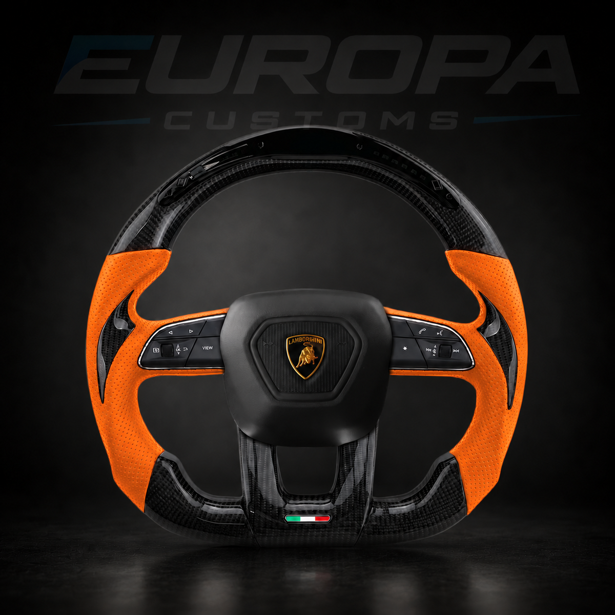 LED Performance Carbon Fiber Steering Wheel for Lamborghini URUS