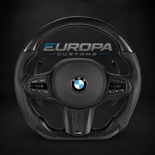Standard Edition Carbon Fiber Steering Wheel Leather G-Series F91/F92/ F93/F95/F96/F90 LCI/F87 LCI EUROPA CUSTOMS