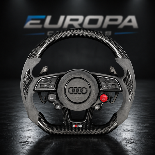 Audi Carbon Fiber Alcantara Steering Wheel for A4 A5 Q5 S4 S5 SQ5 RS4 RS5