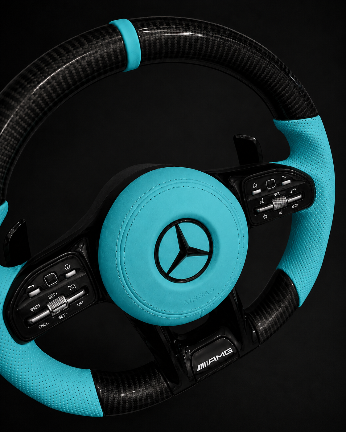 Carbon Fiber AMG Performance Steering Wheel EUROPA CUSTOMS