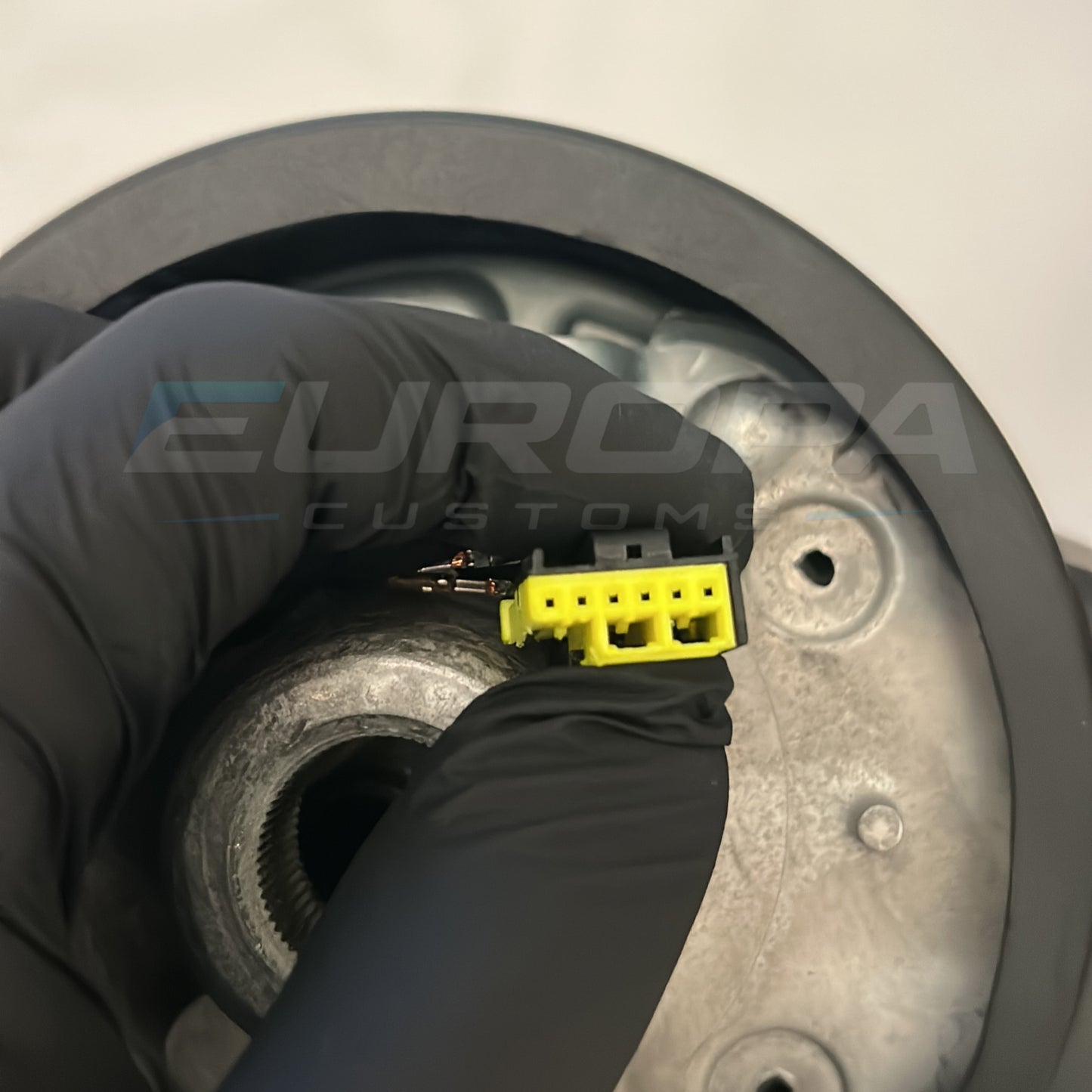 BMW carbon fiber steering wheel by Europa Customs