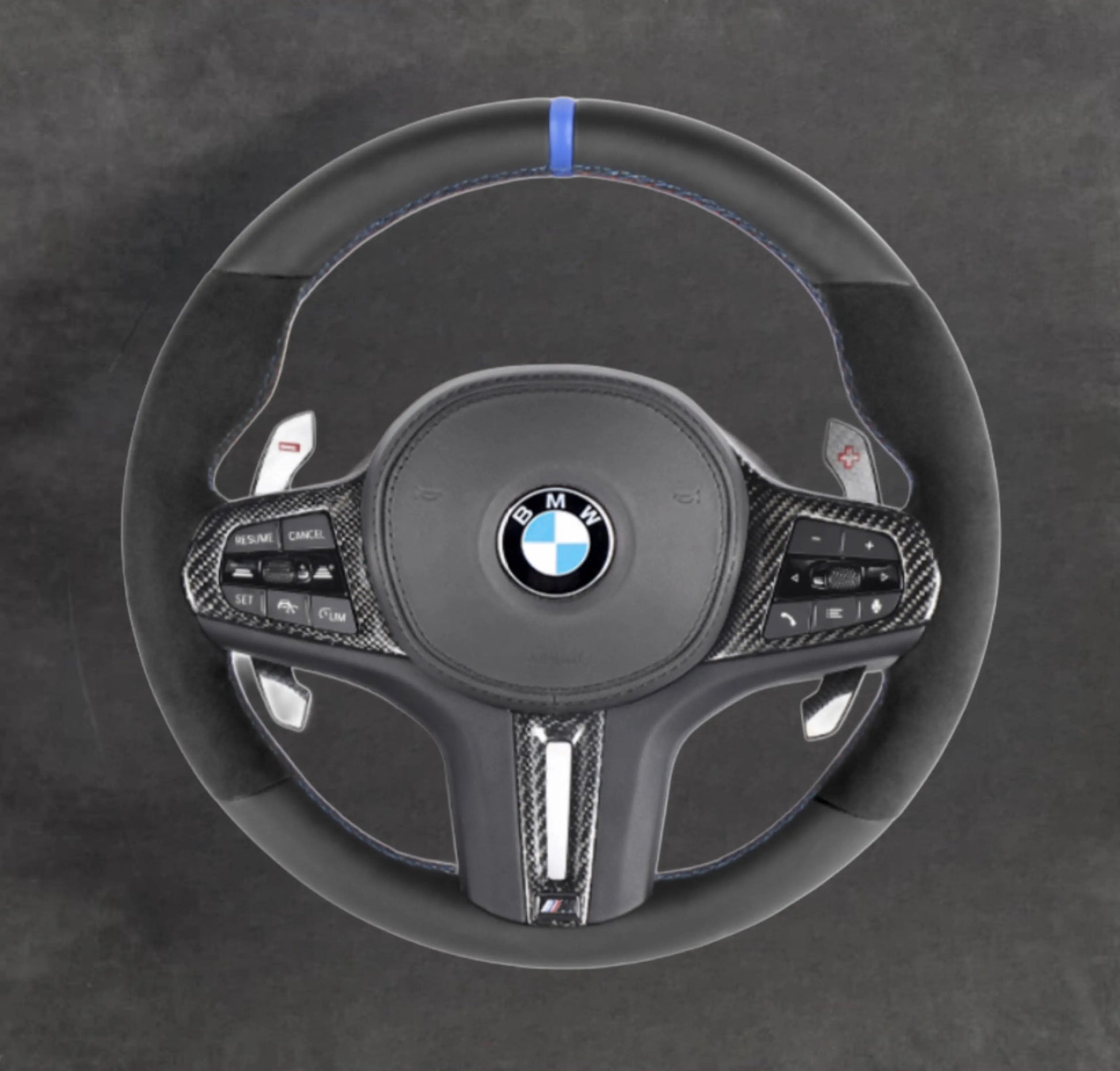 BMW carbon fiber steering wheel by Europa Customs