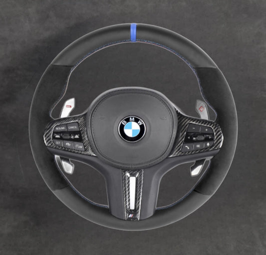 BMW carbon fiber steering wheel by Europa Customs