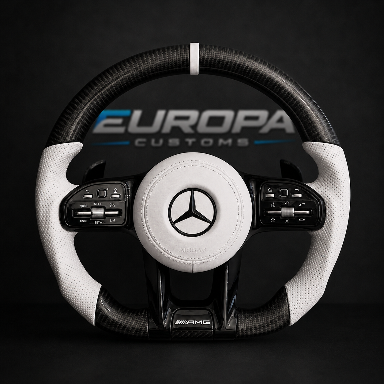 Carbon Fiber AMG Performance Steering Wheel EUROPA CUSTOMS