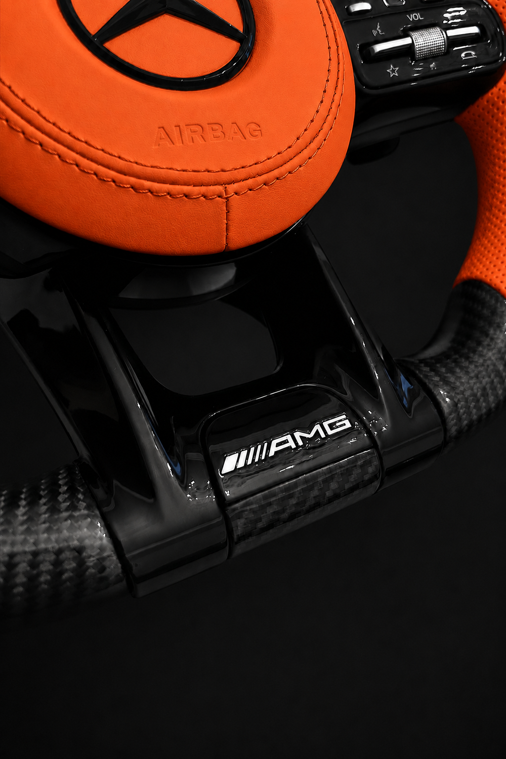 Carbon Fiber AMG Performance Steering Wheel EUROPA CUSTOMS