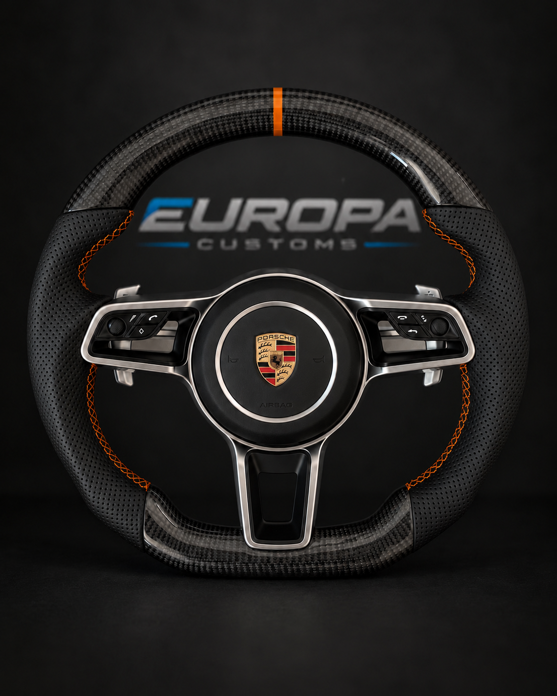 Carbon Fiber Steering Wheel for Porsche