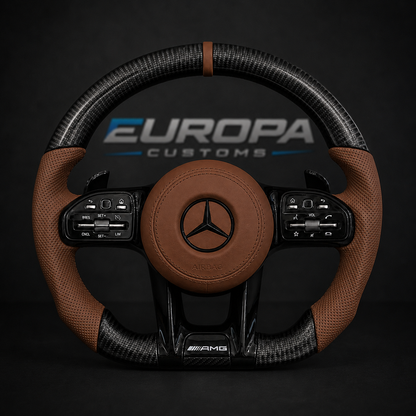Carbon Fiber AMG Performance Steering Wheel EUROPA CUSTOMS