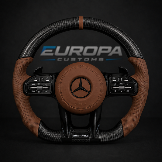 Carbon Fiber AMG Performance Steering Wheel EUROPA CUSTOMS