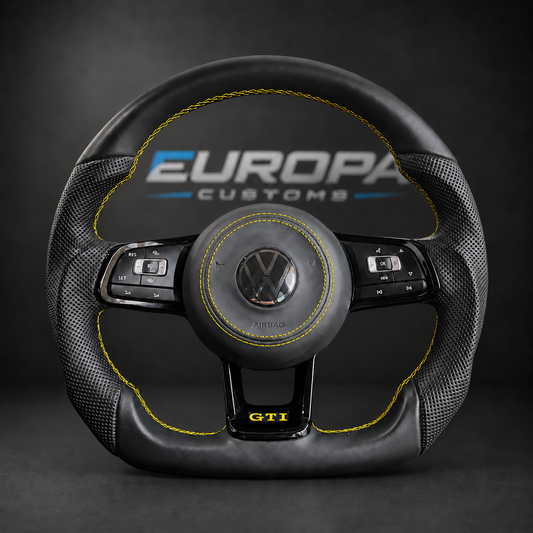 Leather Steering Wheel VOLKSWAGEN