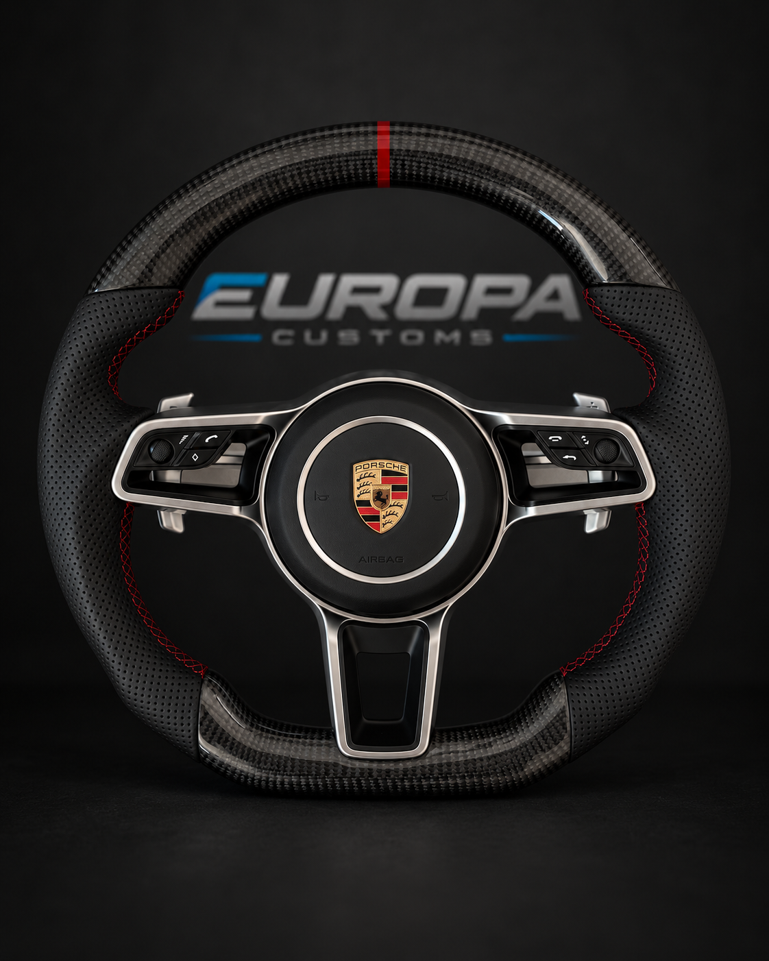 Carbon Fiber Steering Wheel for Porsche