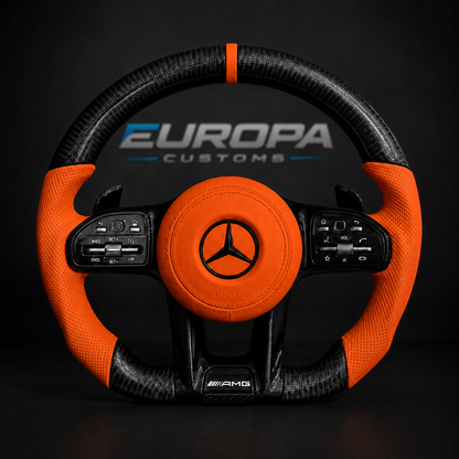 Carbon Fiber AMG Performance Steering Wheel EUROPA CUSTOMS