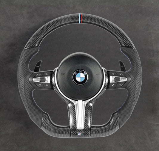 BMW carbon fiber steering wheel by Europa Customs