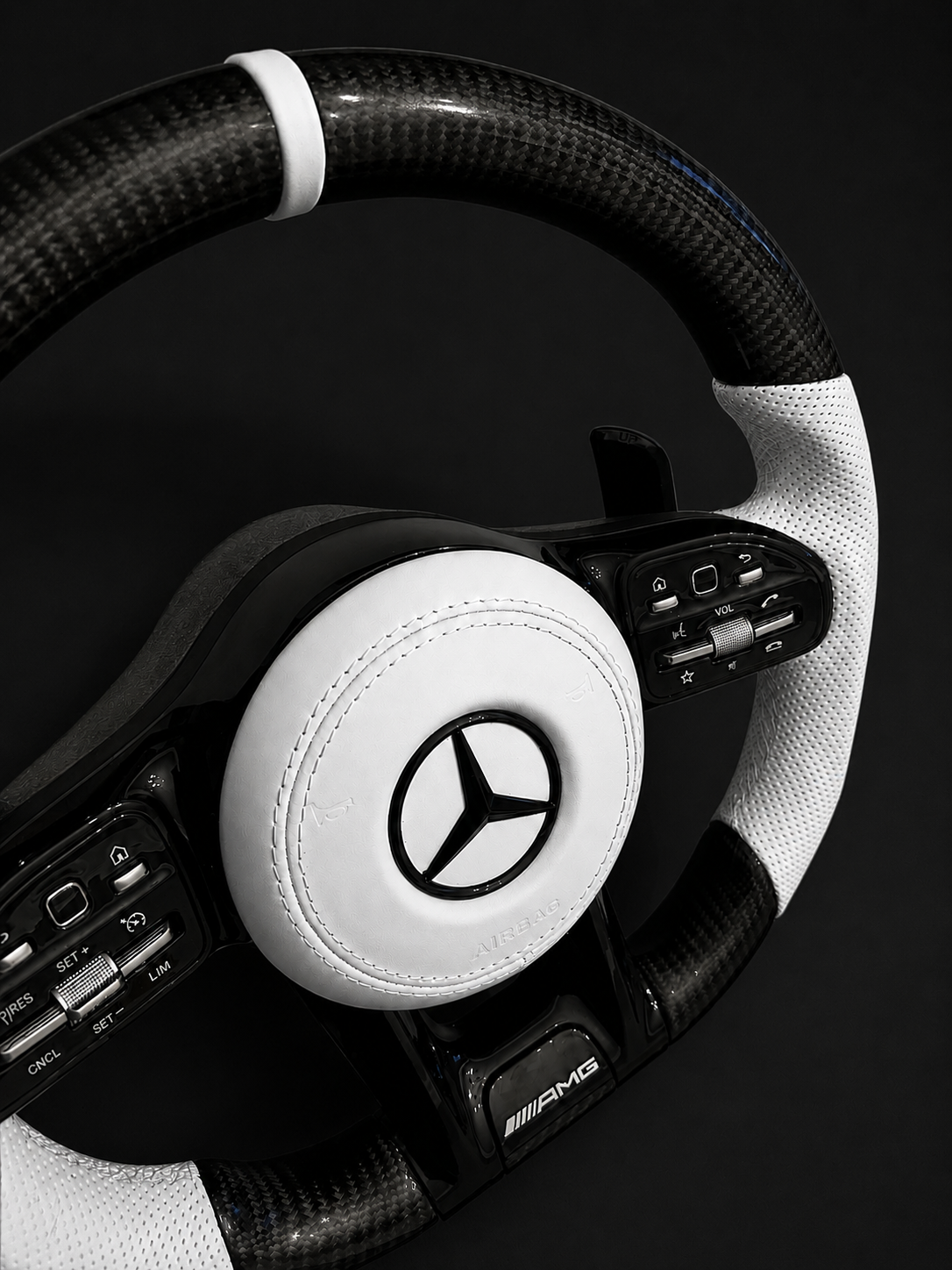 Carbon Fiber AMG Performance Steering Wheel EUROPA CUSTOMS