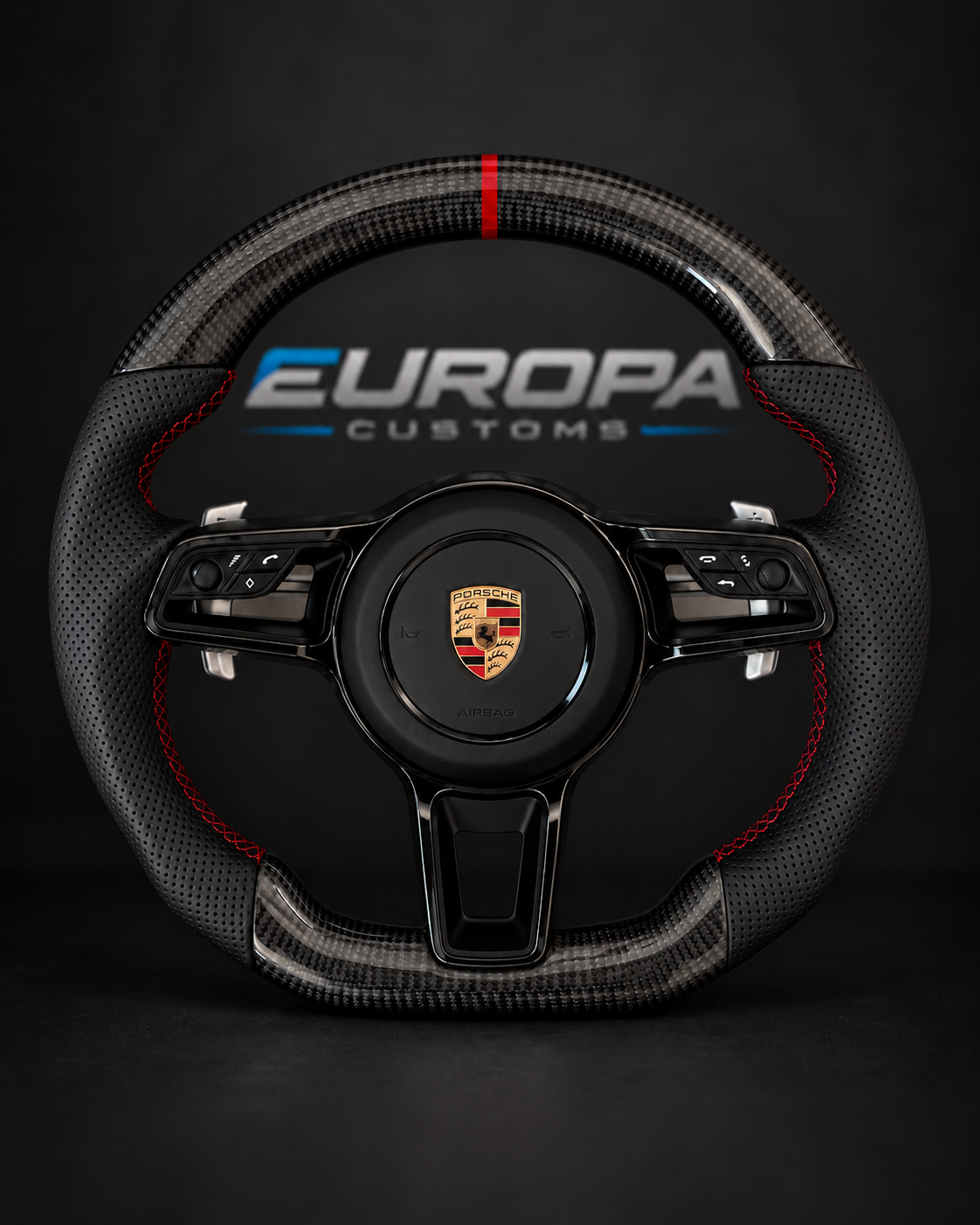 Carbon Fiber Steering Wheel for Porsche