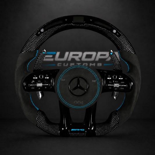 LED Carbon Fiber AMG Performance Steering Wheel
