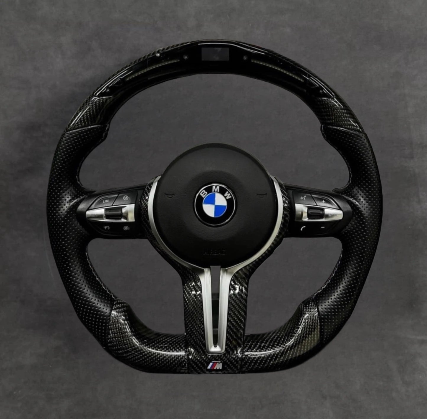 carbon fiber steering wheel by Europa Customs