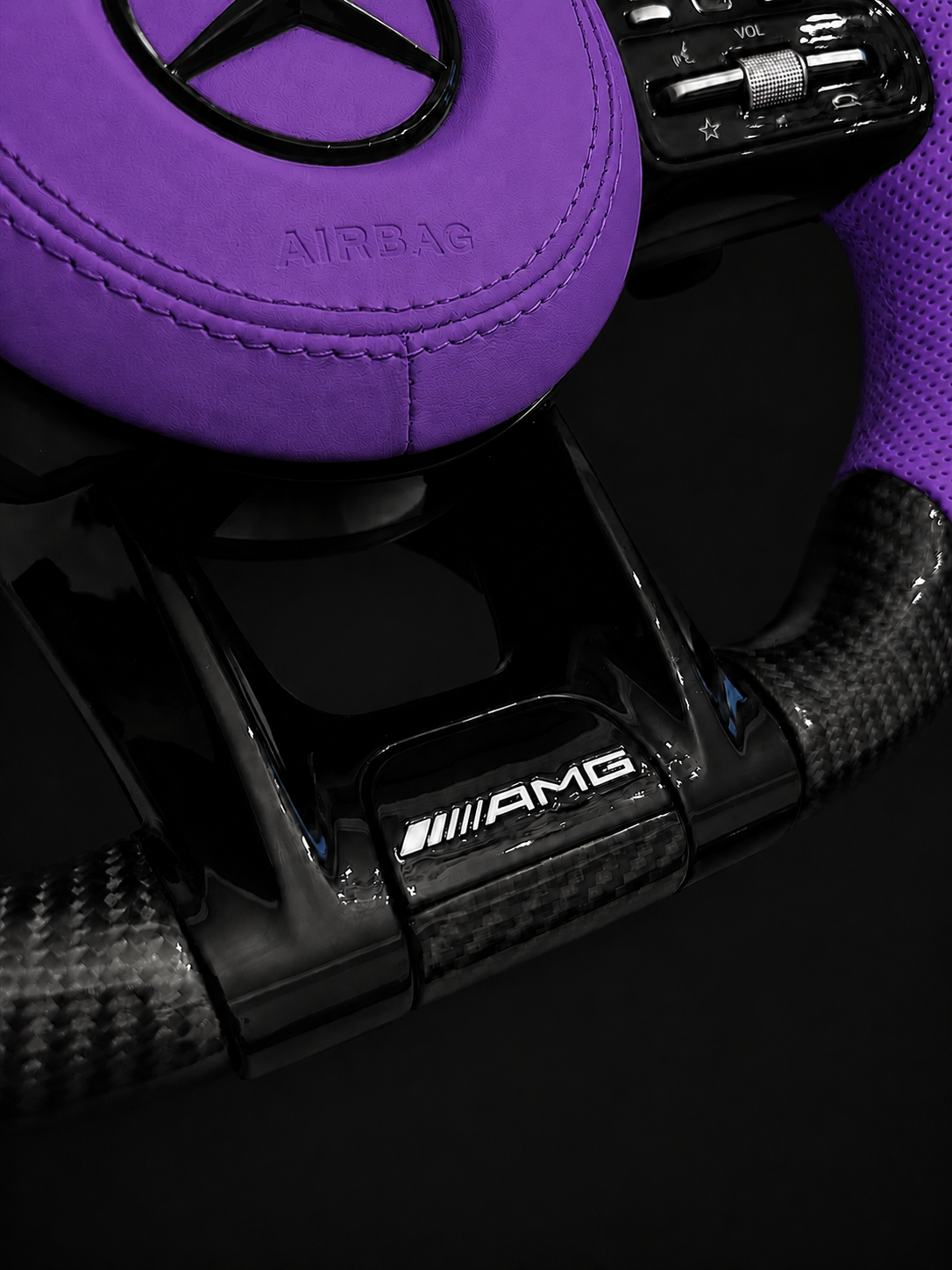 Carbon Fiber AMG Performance Steering Wheel EUROPA CUSTOMS