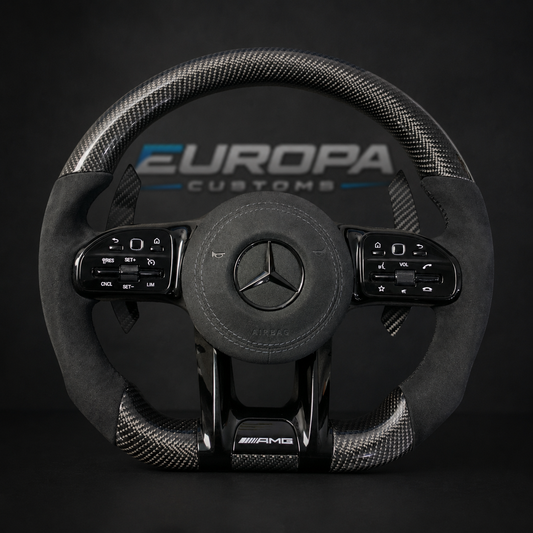 Carbon Fiber AMG Performance Steering Wheel EUROPA CUSTOMS