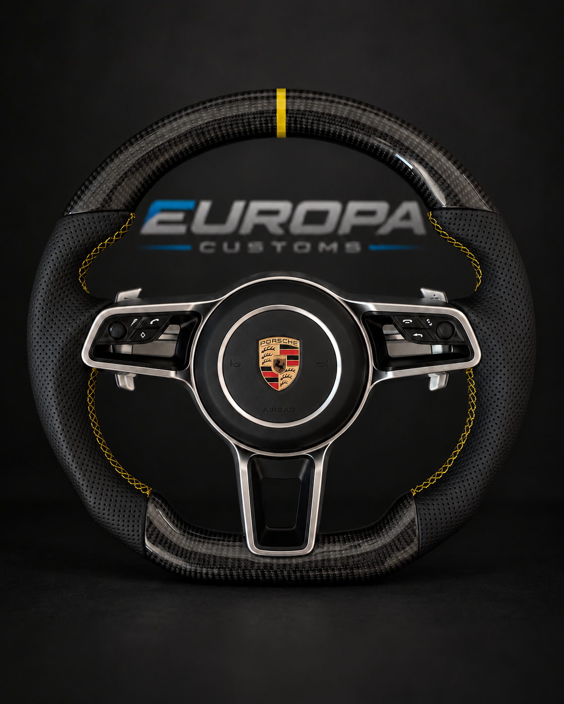Carbon Fiber Steering Wheel for Porsche