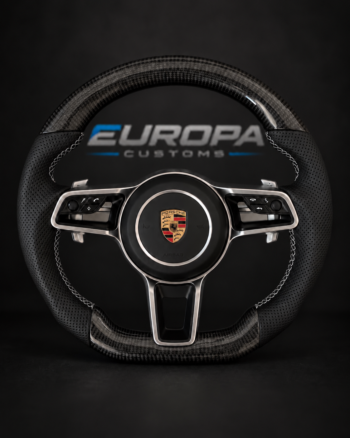 Carbon Fiber Steering Wheel for Porsche