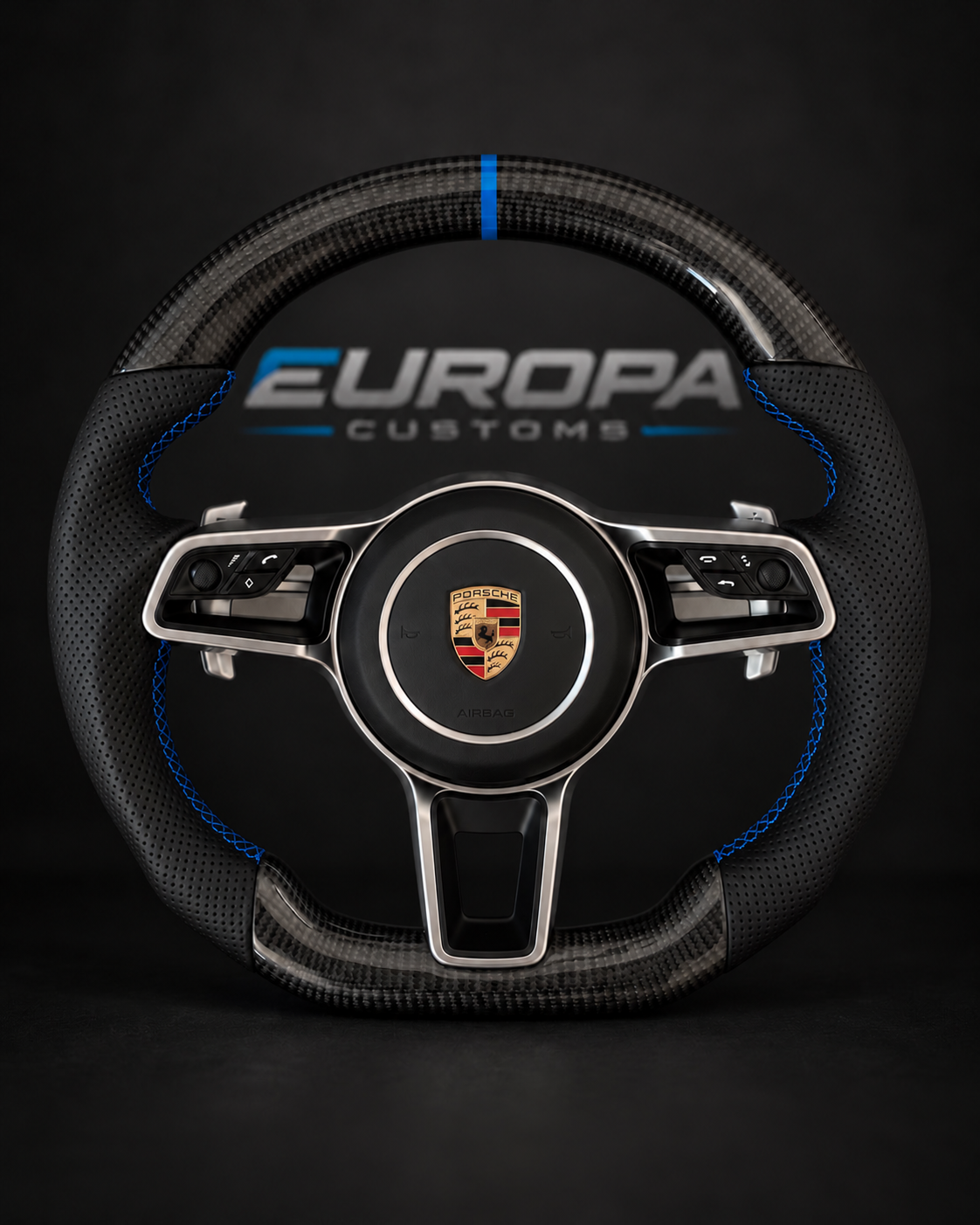 Carbon Fiber Steering Wheel for Porsche