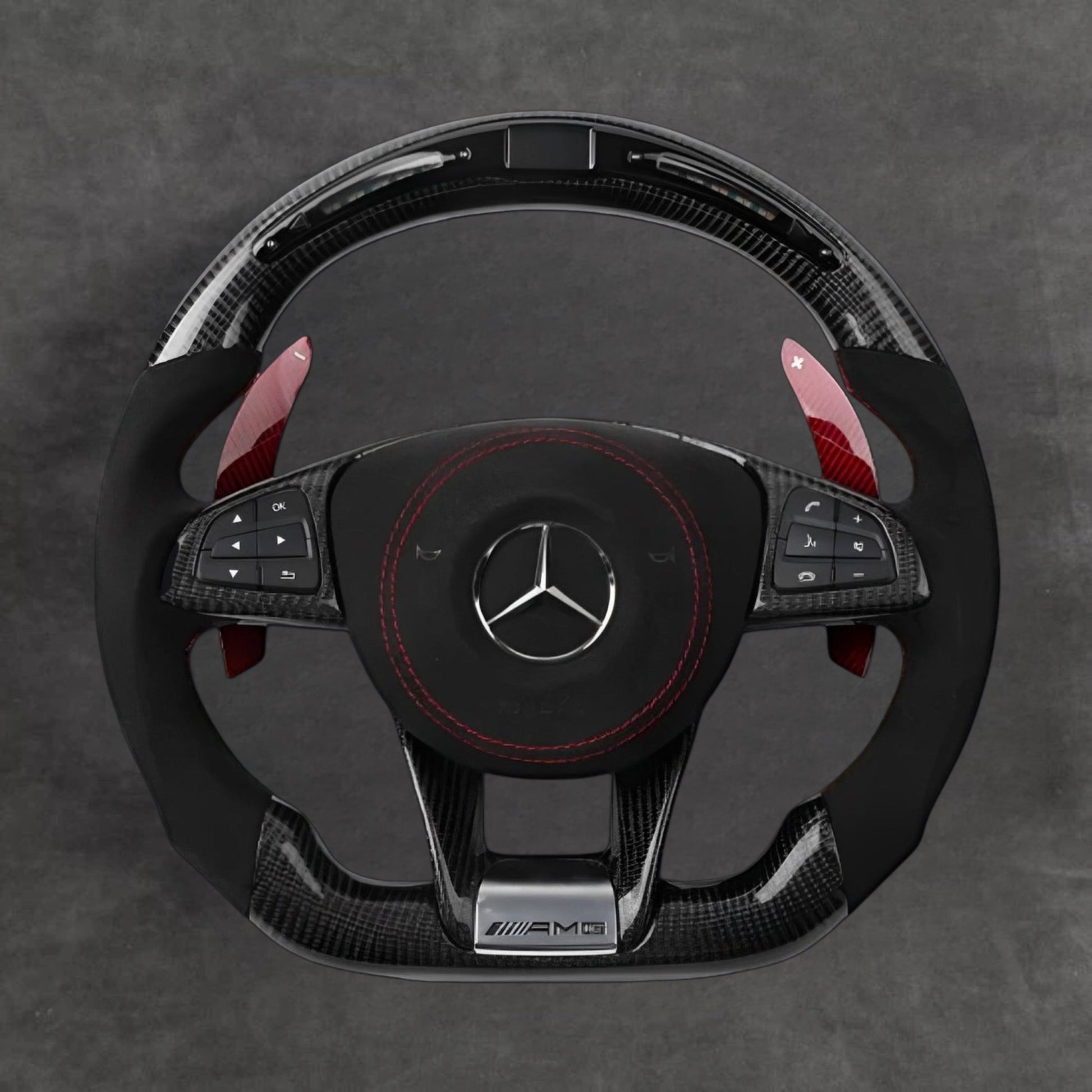 carbon fiber steering wheel by Europa Customs