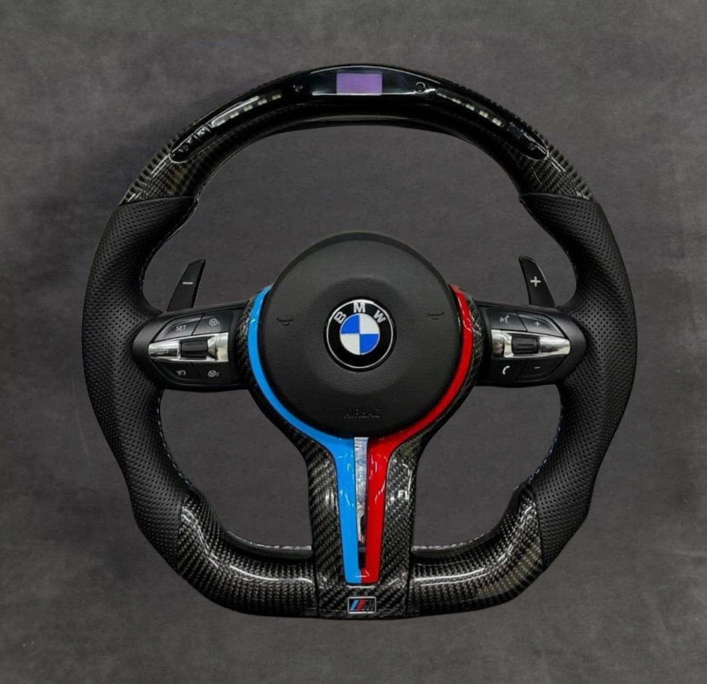 carbon fiber steering wheel by Europa Customs