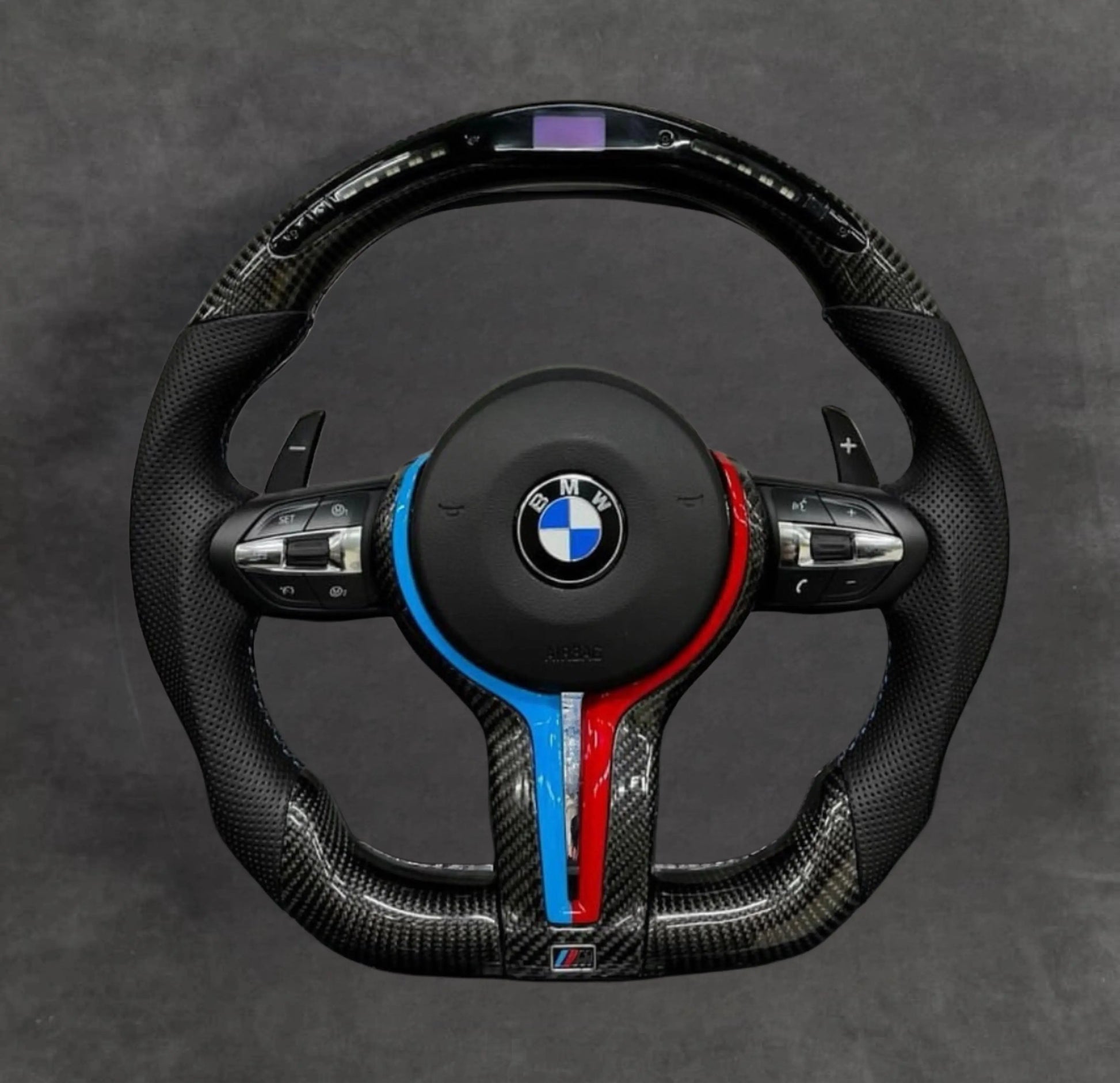 carbon fiber steering wheel by Europa Customs
