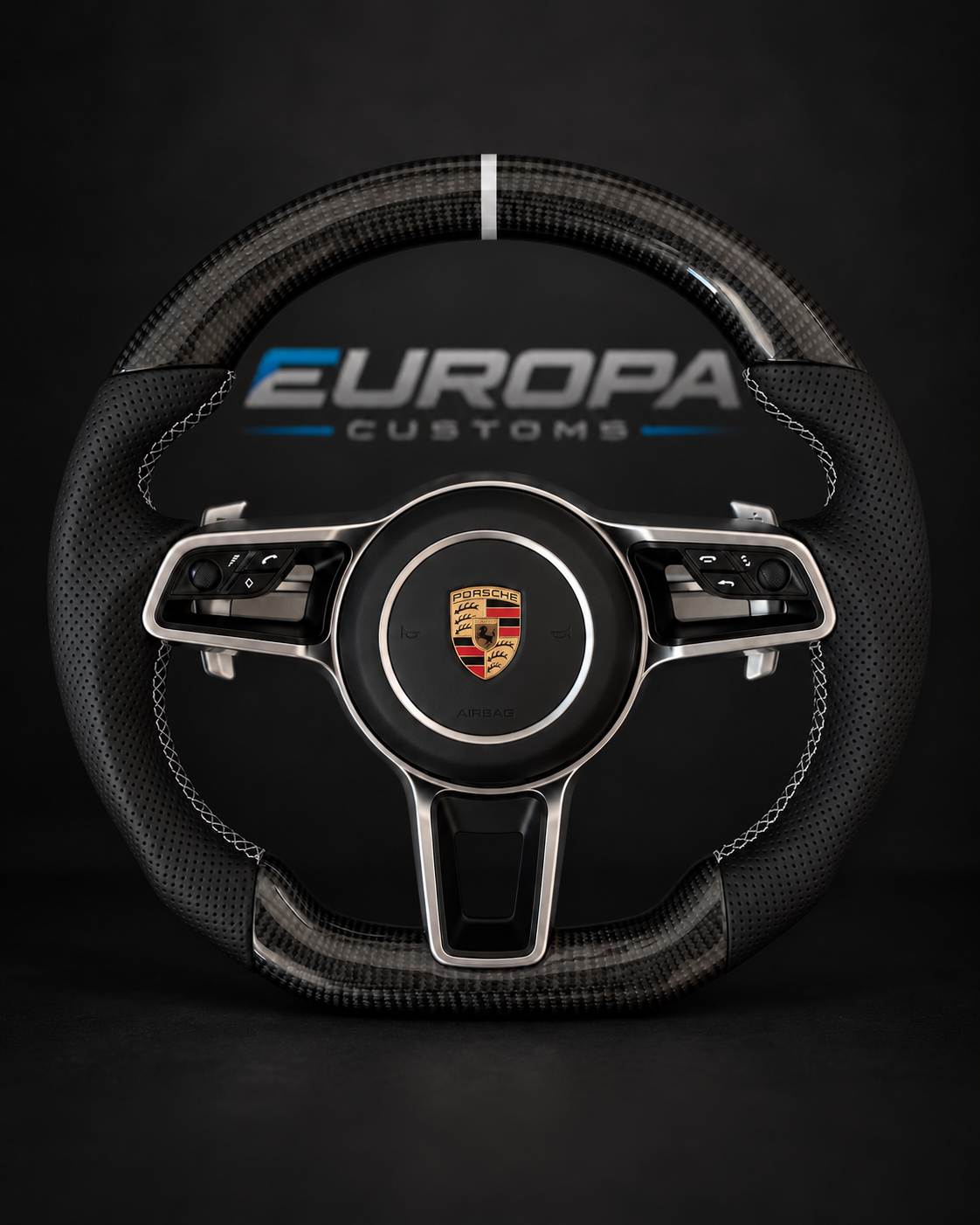Carbon Fiber Steering Wheel for Porsche