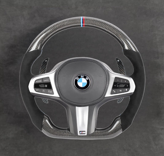 BMW carbon fiber steering wheel by Europa Customs