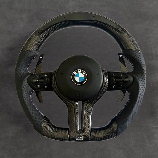 BMW carbon fiber steering wheel by Europa Customs