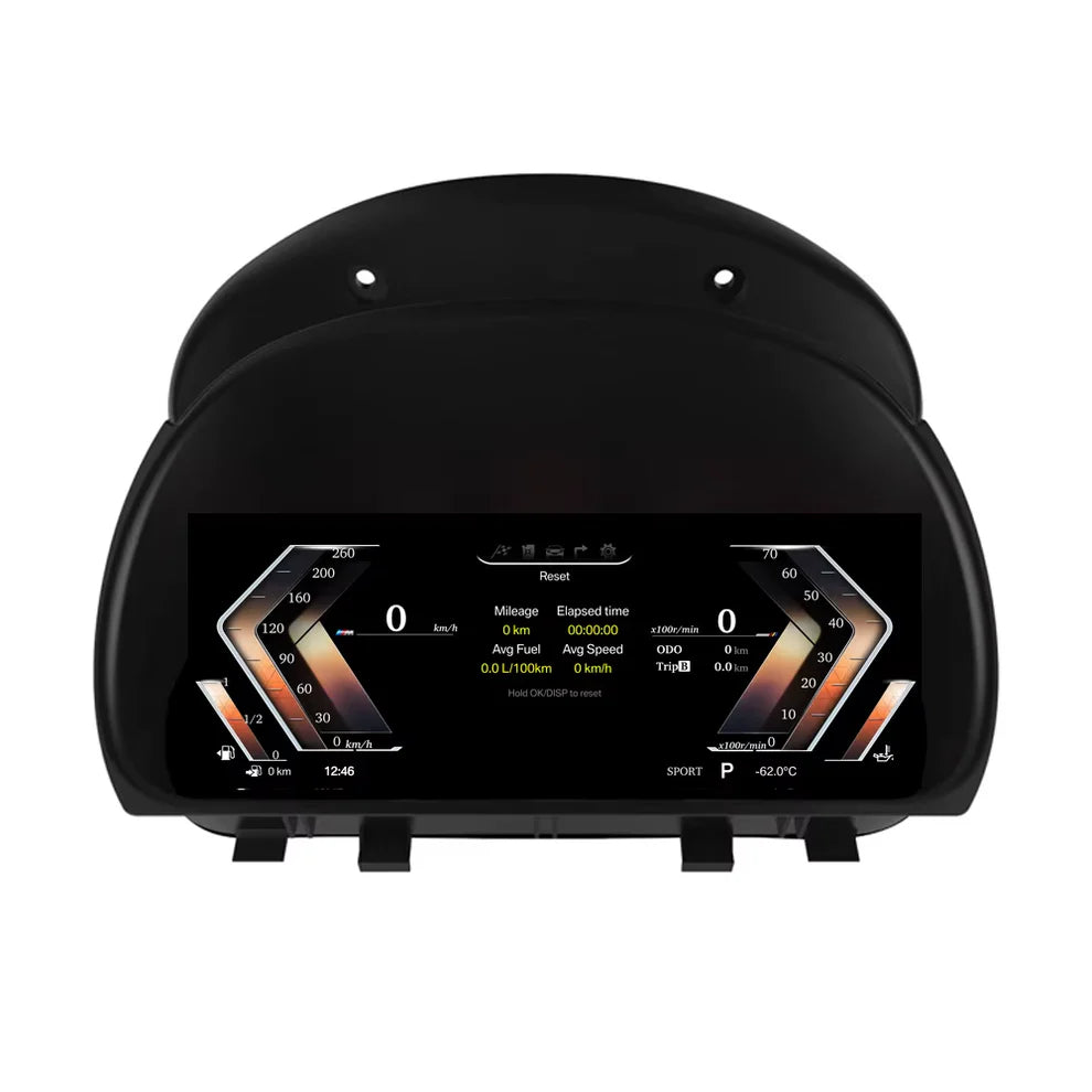 BMW digital instrument cluster by Europa Customs